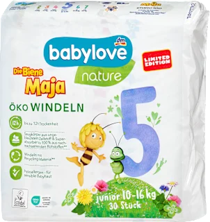 nature pelene junior, vel. 5 (10 – 16 kg), 30 kom.