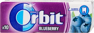 Orbit žvakaće gume Blueberry, 10 kom., 14 g