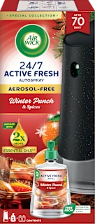 Osvježivač prostora Active Fresh Winter Punch & Spices – uređaj i refill, 1 kom.