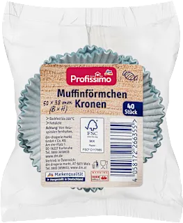 Papirnate košarice za muffine, više vrsta, 40 kom.