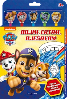 Paw Patrol – bojam, crtam, rješavam, 1 kom.
