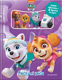 Paw Patrol slikovnica Pričaj mi priču + figurice, 1 kom.