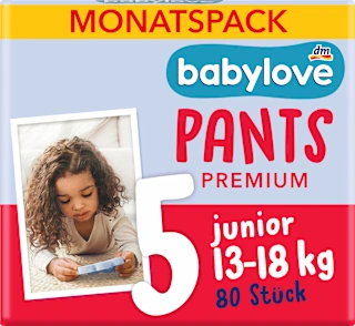 Pelene-gaćice junior, vel. 5 (13 - 18 kg), 80 kom.