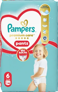 Pelene gaćice premium care, vel. 6 (13 – 19 kg), 46 kom.