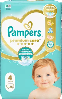 Pelene jumbo pack vel. 4 (9-14 kg), 68 kom.