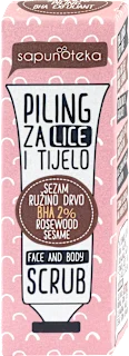 Piling za lice i tijelo - sezam i ružino drvo, 75 ml