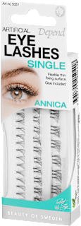 Pojedinačne umjetne trepavice – Annica, 78 kom.
