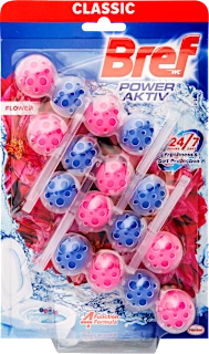 Power Aktiv osvježivač za WC školjku – Flower, 4 x 50 g, 4 kom.