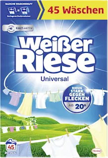 Praškasti deterdžent za rublje – Universal, 45 pranja, 2,25 kg