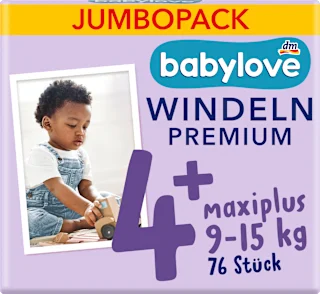 Premium pelene jumbo maxiplus vel. 4+ (9 – 15 kg), 76 kom.