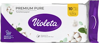 Premium Pure toaletni papir, 3-slojni, 150 listića, 10 kom.