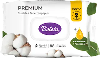Premium vlažni toaletni papir, 88 kom.