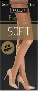 Premuim Soft dokoljenke, 20 DEN – Make Up, 2 para, 4 kom.
