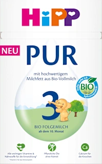 Prijelazna mliječna hrana za dojenčad PUR 3, 10+ mj., 500 g