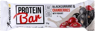 Proteinska pločica - crni ribiz i brusnica, 55 g
