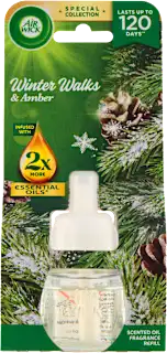 Punjenje za električni osvježivač prostora Essential Oils – Winter Walks & Amber, 19 ml