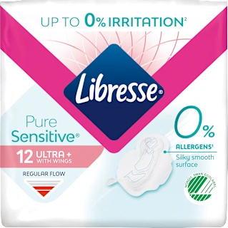 Pure Sensitive Ultra ulošci s krilcima, 12 kom.