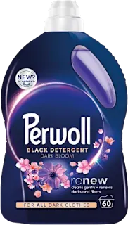 renew Black tekući deterdžent za rublje – Dark Bloom, 60 pranja, 3 l