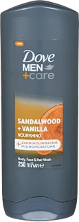 Sandalwood + Vanilla gel za tuširanje, 250 ml