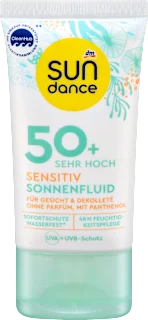 Sensitiv fluid za sunčanje za lice i dekolte, SPF 50+, 50 ml