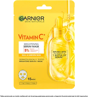 Sheet Mask mliječna maska za lice s vitaminom C, 28 g