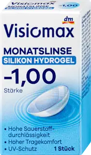 Silikon-hidrogel mjesečna kontaktna leća – dioptrija -1,00, 1 kom.