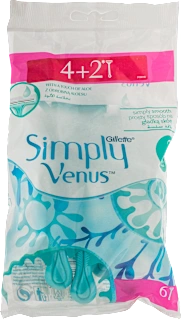 Simply Venus 2 jednokratni brijač, 6 kom.