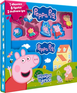 Slikovnica za djecu Peppa Pig – zaljubljeni u priče, 1 kom.