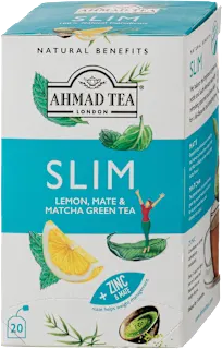 Slim čaj – limun, mate i macha zeleni čaj, 20 vrećica, 30 g