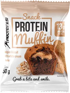 Snack Protein Muffin - belgijski keks-krema, 50 g
