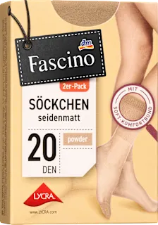 Sokne seidenmatt, 20 DEN, veličina 35 – 38 – powder, 1 par, 2 kom.