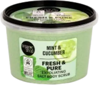 Solni piling za tijelo Mint & Cucumber, 250 ml