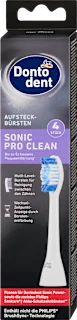 Sonic Pro Clean univerzalna zamjenska glava za električnu četkicu za zube, 4 kom.