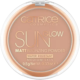 Sun Glow Matt Bronzing kompaktni puder – 030 Medium Bronze, 9,5 g