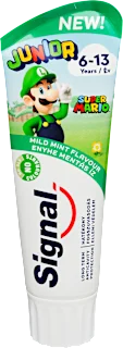 Super Mario Junior dječja pasta za zube Mild Mint Flavour, 6 – 13 god., više vrsta, 75 g
