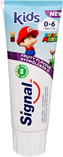 Super Mario Kids dječja pasta za zube Fruity Flavour, 0 – 6 god., više vrsta, 75 g