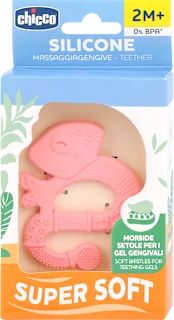 Super Soft roza grickalica za zube, 2+ mj., 1 kom.