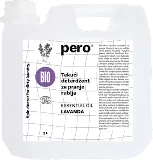Tekući koncentrirani deterdžent za pranje i njegu rublja – lavanda, 60 pranja, 3 l