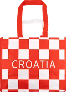 Trajna torba Croatia – crvena, 1 kom.