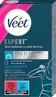 Trake za depilaciju pazuha i bikini zone Expert Easy-Gel, 16 kom.