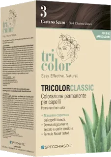 Tricolor boja za kosu – 3 Dark Chestnut Brown, 232 ml