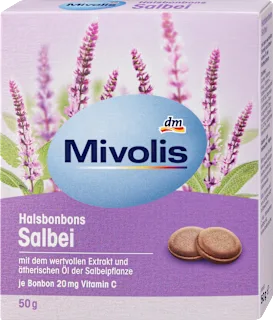 Tvrdi bomboni za grlo s kaduljom i vitaminom C, 50 g