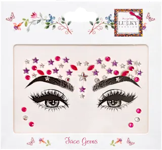 Ukras za lice Face Gems – Starry Night, 1 kom.
