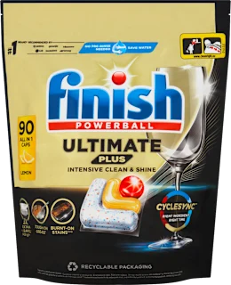 Ultimate Plus All In 1 Lemon tablete za strojno pranje posuđa, 90 kom.