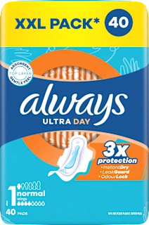 Ultra Day higijenski ulošci normal, 40 kom.