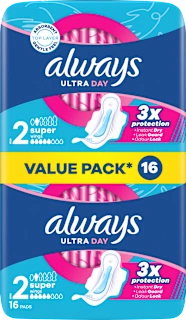 Ultra Day higijenski ulošci super, 16 kom.