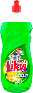 Ultra Fresh deterdežent za pranje posuđa - limun, 900 ml