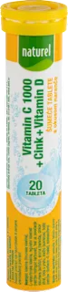 Šumeće tablete – vitamin C 1000 + cink + vitamin D, 20 kom.