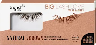 Umjetne trepavice Big Lash Love Natural – Brown, 1 kom.