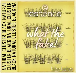 Umjetne trepavice what the fake! – 06 natural cluster black, 1 g
